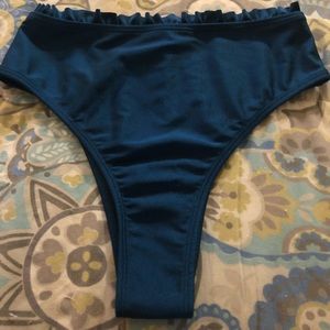 High waisted bikini bottom